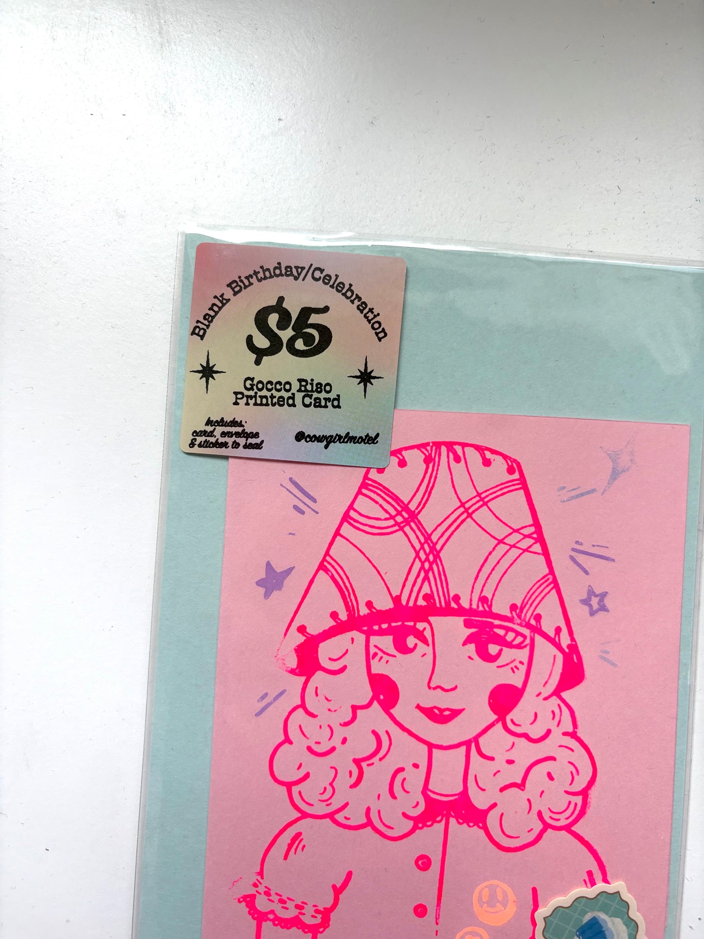 "Bring Your Own Lampshade" blank card