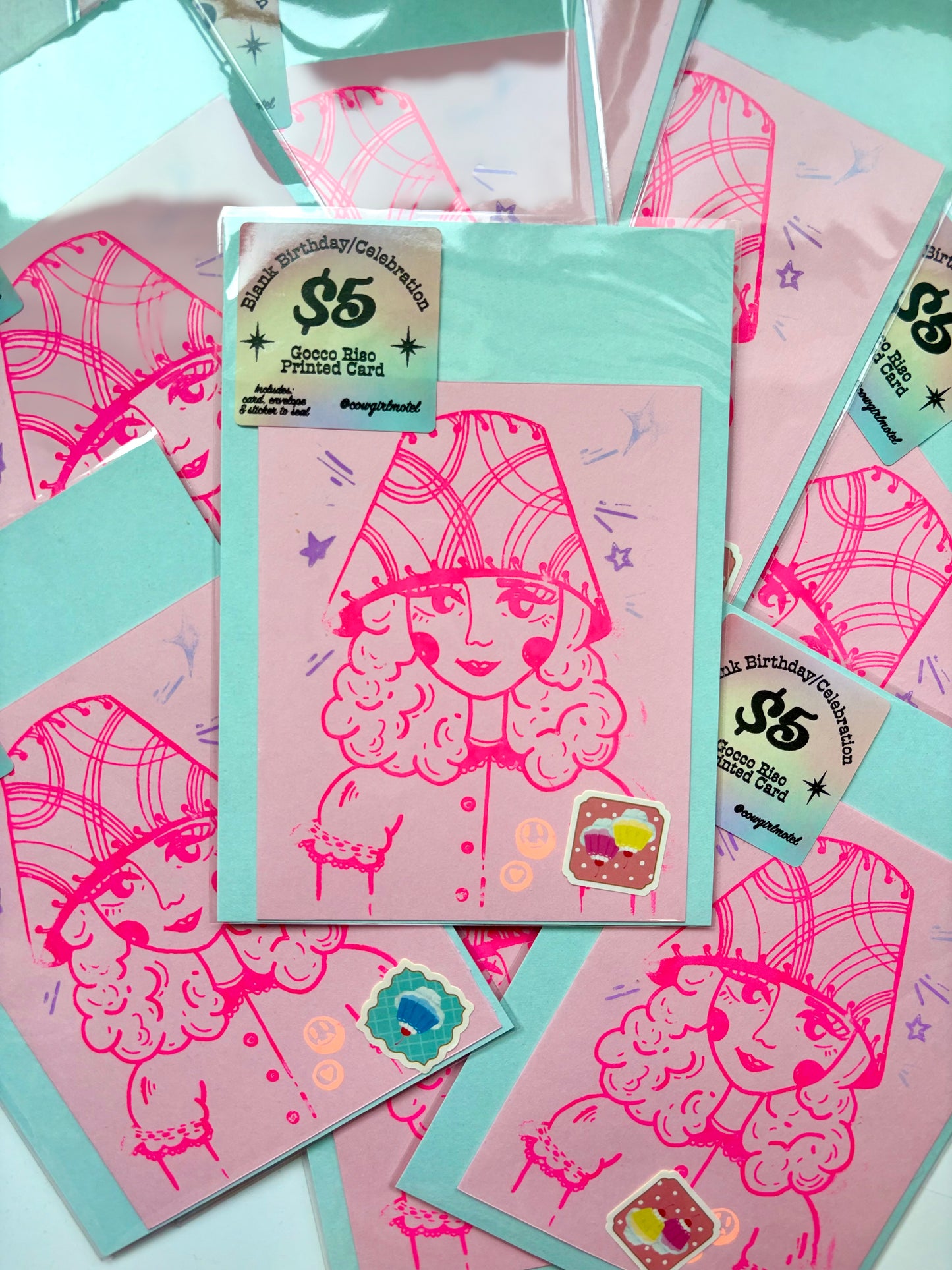 "Bring Your Own Lampshade" blank card