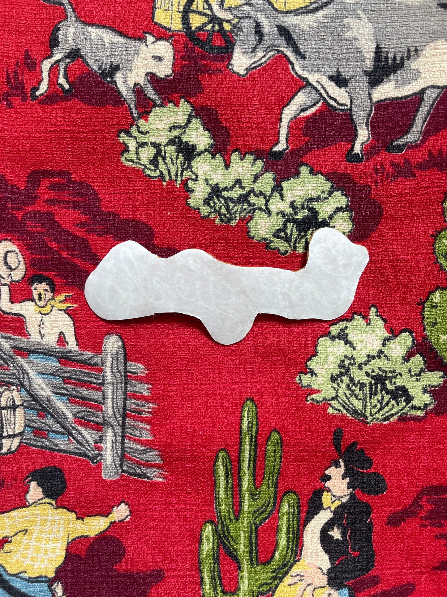 "Cowgirls" Iron-On Rope Chainstitched Felt Patch