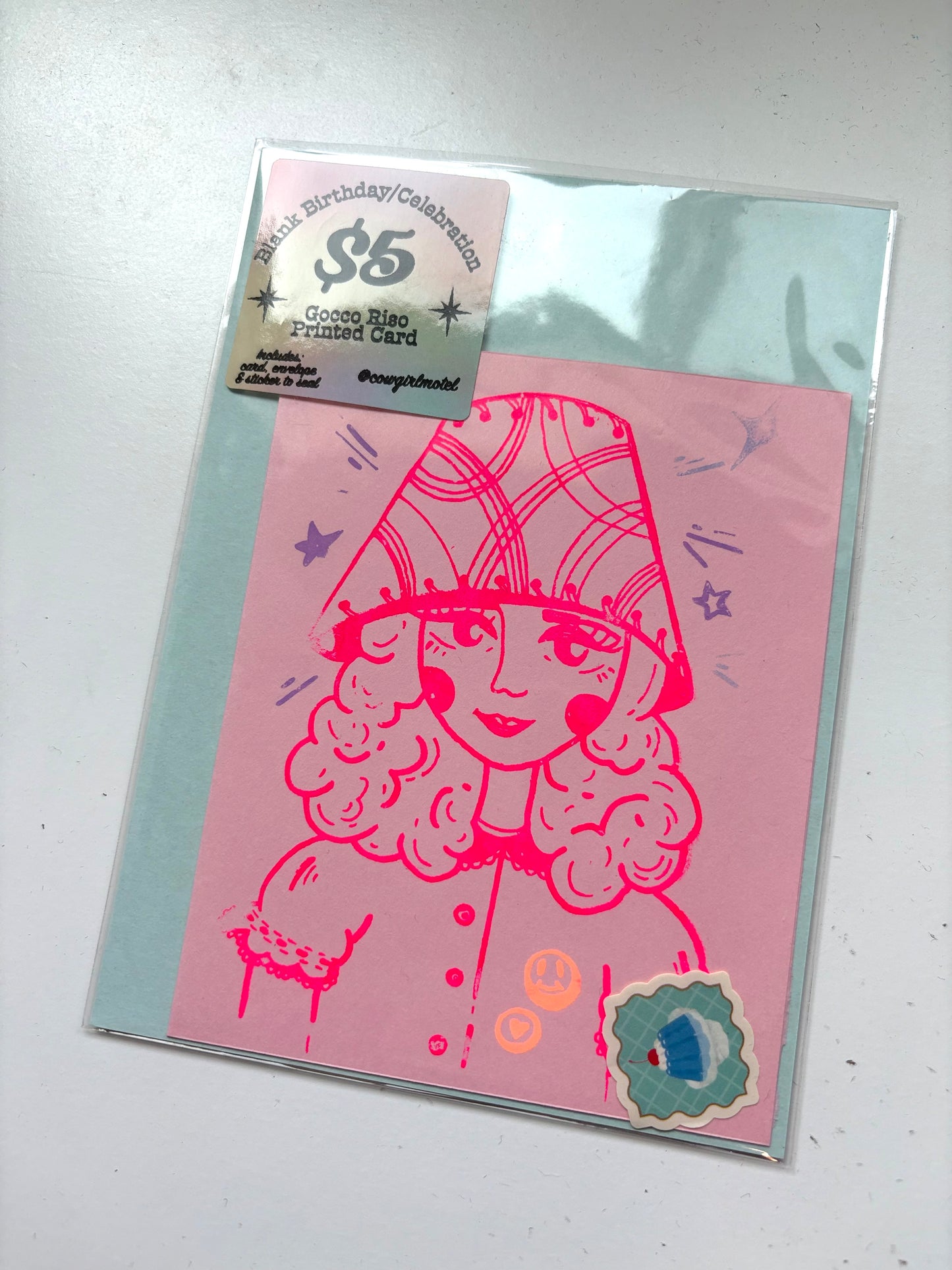 "Bring Your Own Lampshade" blank card